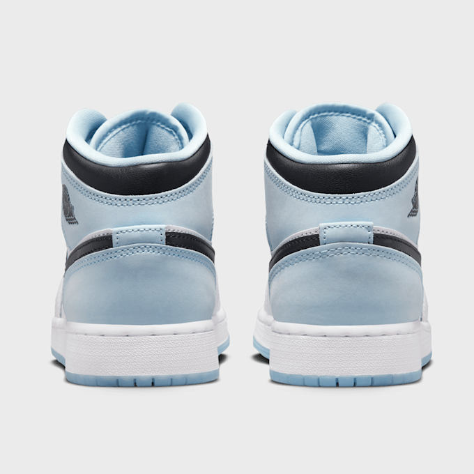 Jordan Air Jordan 1 Mid SE Big Kids' Shoes (GS) blu 20868 4