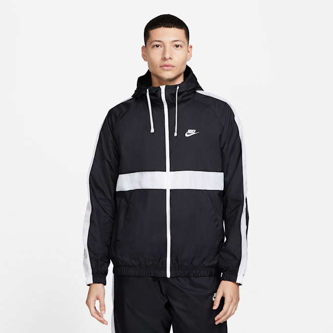 Nike   Sportswear Hooded Woven Tracksuit schwarz 21148 3