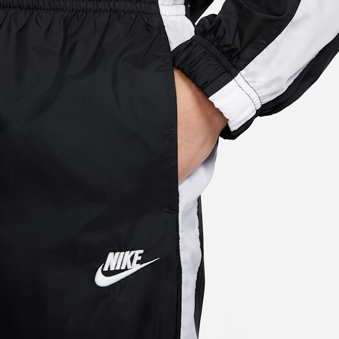 Nike   Sportswear Hooded Woven Tracksuit schwarz 21148 7