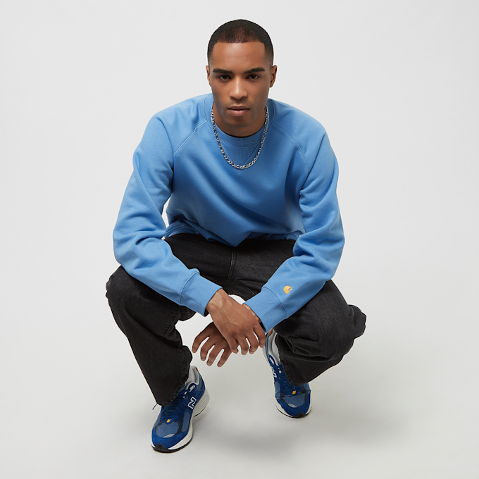 Carhartt WIP Chase Sweat plava 21193 4