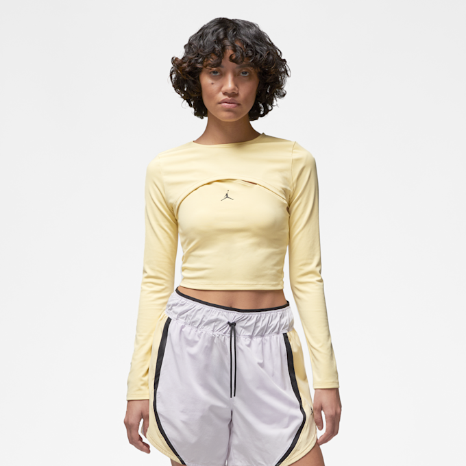 Jordan Sport 2-in-1 Long Sleeve Top žuta 21235 1