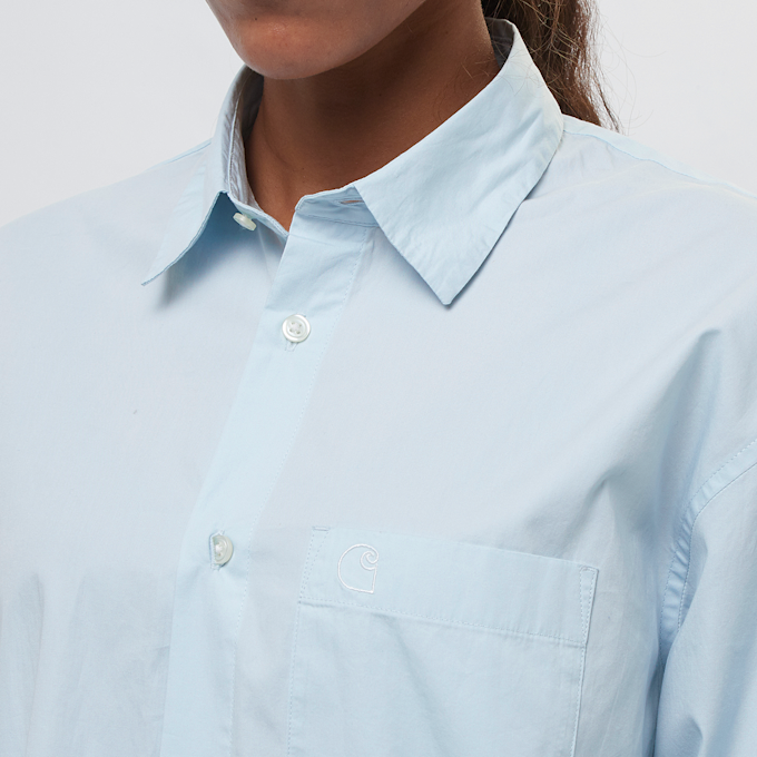 Carhartt WIP W' L/S Kingston Shirt blanc 13 3