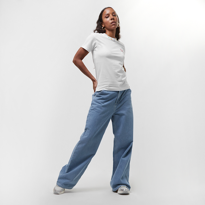 Carhartt WIP W' S/S Lolly T-Shirt blanco 21367 4