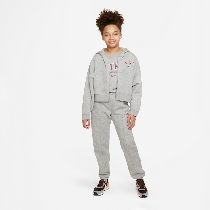 Nike   Sportswear Trend Fleece Full-Zip Hoodie Print siva 21426 5