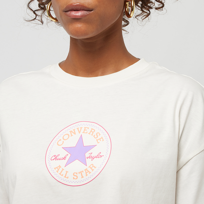 Converse Wordmark Twist Tee wit 21456 3