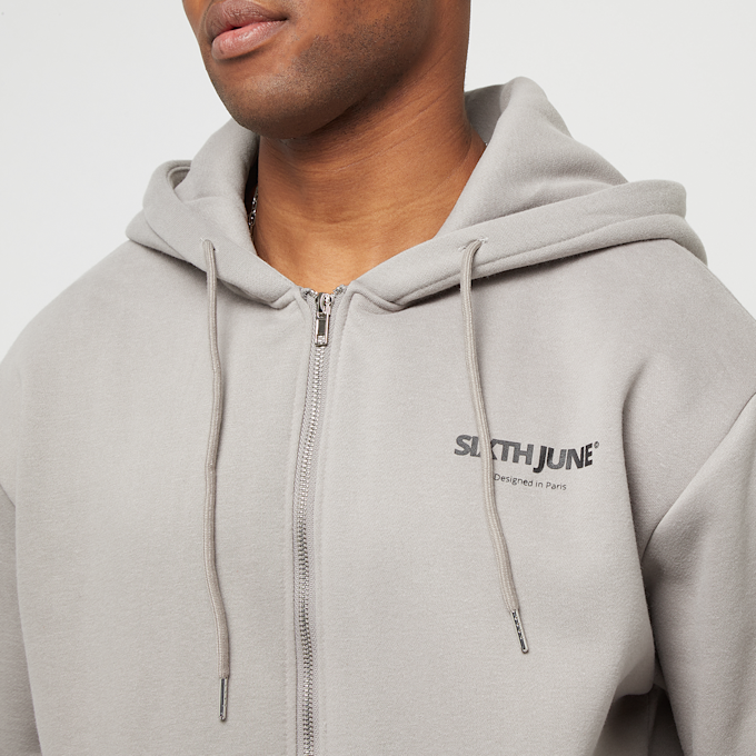 Sixth June Love Matters Zip Hoodie grijs 21720 3