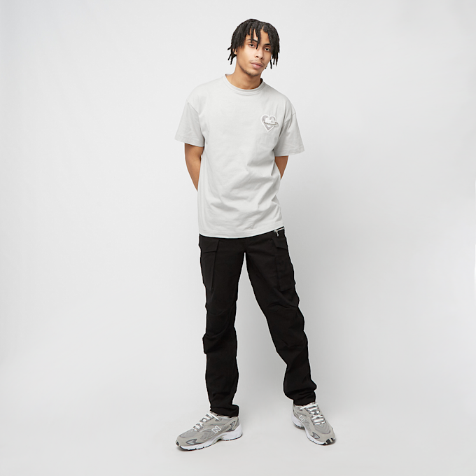 Sixth June Oversized Heart Pinned T-Shirt grijs 21721 4