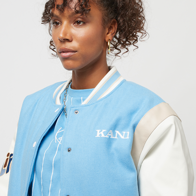 Karl Kani Small Retro Chest Kani Life College Jacket blau 21760 3