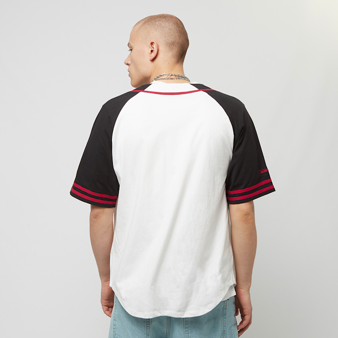 Mitchell & Ness NHL Chicago Blackhawks Practise Day Button Front Jersey blanco 21761 2