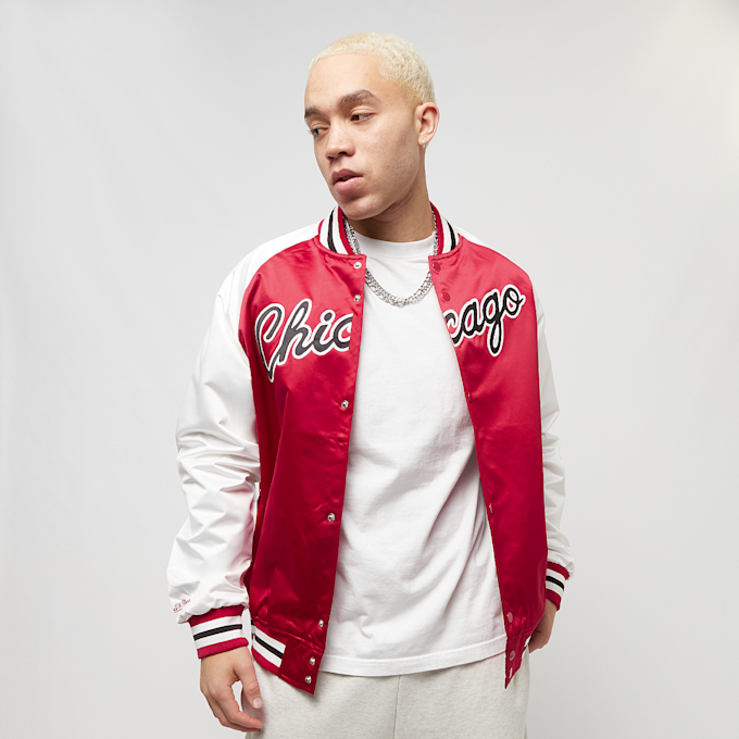 Mitchell & Ness NBA Chicago Bulls Primetime Light Weight Satin blanco 21767 1