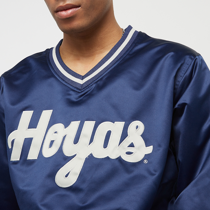 Mitchell & Ness NCAA Georgetown University Primetime LW Satin Jacket blauw 21769 3