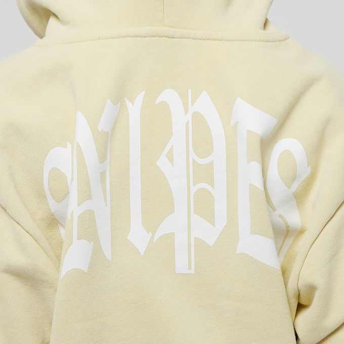 SNIPES Large Old English Logo Washed Oversized Cropped Zip Hoodie zelena 21779 4