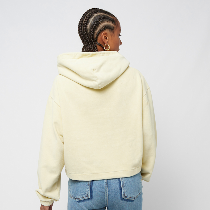 SNIPES Large Old English Logo Washed Oversized Cropped Hoodie verde 21784 2