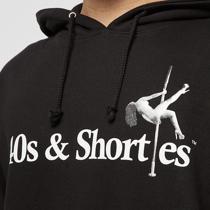 40s & Shorties Text Logo Pole Hoodie zwart 21798 3