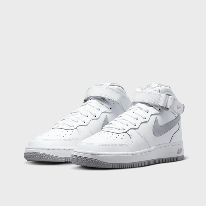 Nike   Air Force 1 Mid LE (GS) biały 21835 4