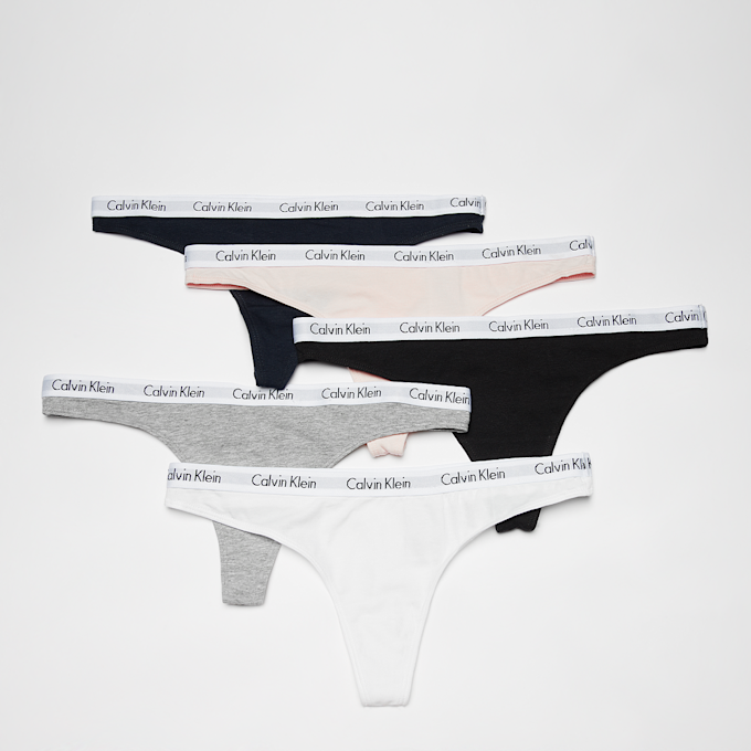 Calvin Klein Underwear 5 PACK - Thong zwart 22172 1
