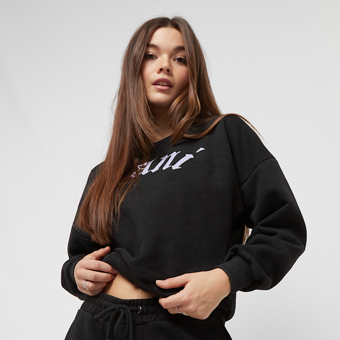 Karl Kani Woven Signature Heavy Washed OS Crew nero 22177 1