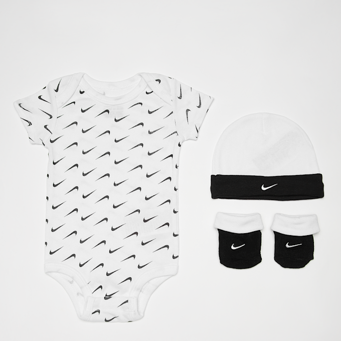 Nike Hat/Bodysuit & Bootie Set (3 Pack) weiß 22237 1