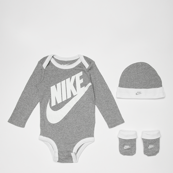 Jordan Futura Logo LD Hat/Bodysuit/Bootie (3 Pack) cinzento 22301 1