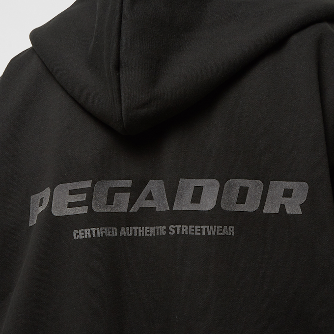 Pegador Colne Logo Oversized Sweat Jacket Vintage zwart 22548 4