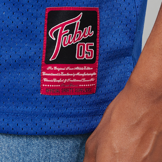 FUBU Varsity Mesh Tee blau 22753 3