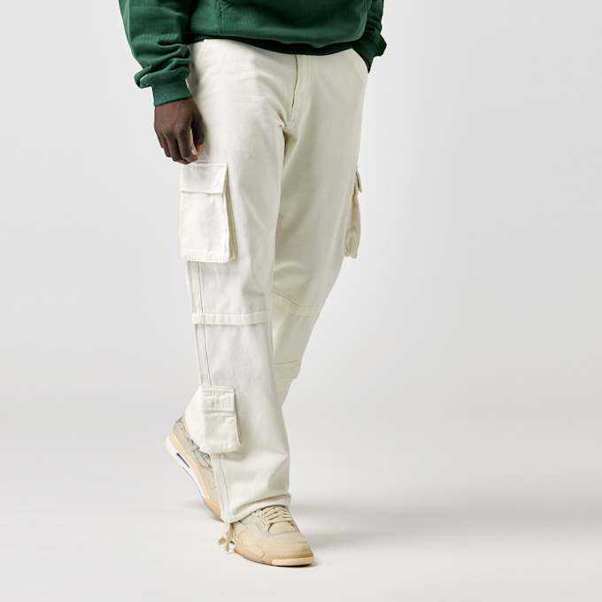 Eightyfive 85 Baggy Cargo Pants blanc 22831 1