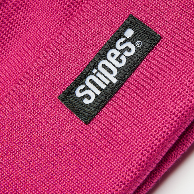 SNIPES Woven Label Beanie rosa 19801 3