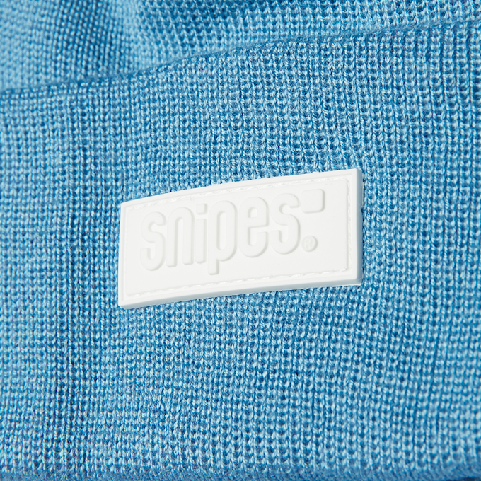 SNIPES Woven Label Beanie blauw 19806 3
