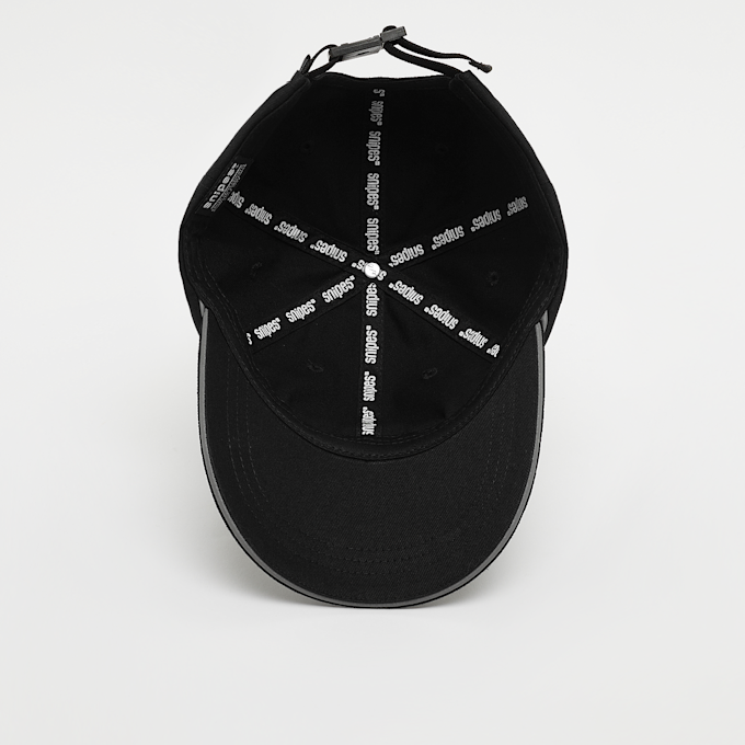 SNIPES Reflective Piping Basic Logo Baseball Cap crna 19808 3