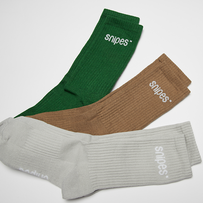 SNIPES 3 PACK - Small Logo Essential Crew Socks multicolore 19810 2