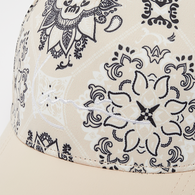 Karl Kani Signature Paisley Cap weiß 19837 4