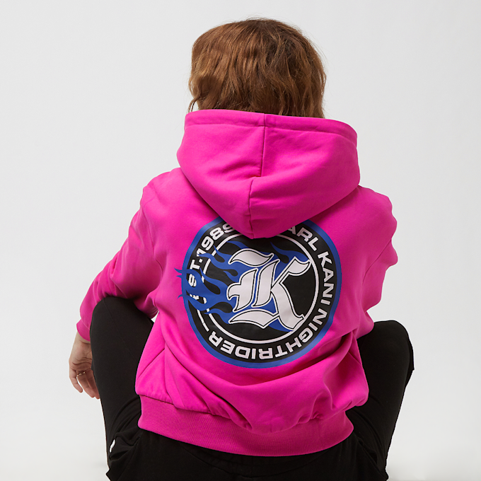 Karl Kani Chest Signature Full Zip Hoodie roza 19846 1