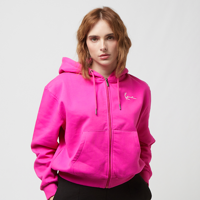 Karl Kani Chest Signature Full Zip Hoodie roza 19846 2