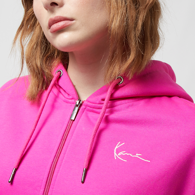 Karl Kani Chest Signature Full Zip Hoodie roza 19846 4