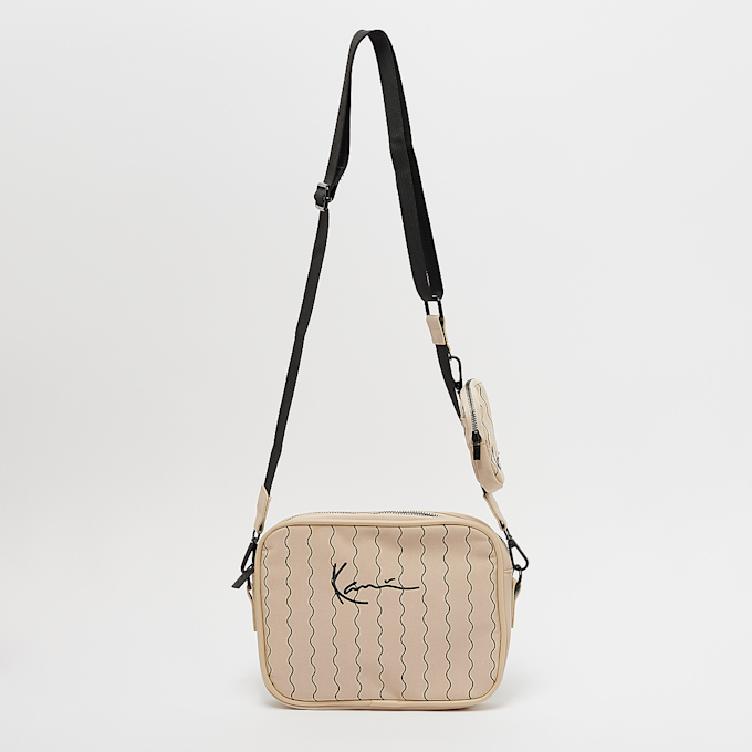 Karl Kani Signature Ziczac Pinstripe Messenger Bag bianco 19850 1