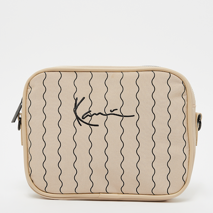 Karl Kani Signature Ziczac Pinstripe Messenger Bag bianco 19850 2