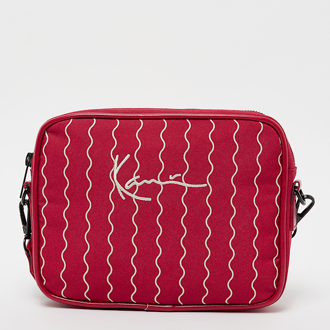 Karl Kani Signature Ziczac Pinstripe Messenger Bag rood 19851 2