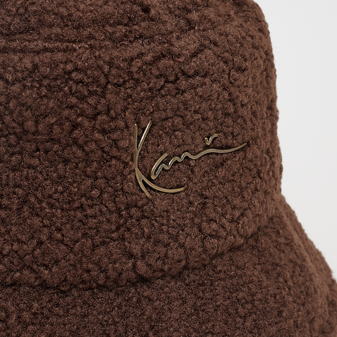 Karl Kani Signature Teddy Bucket Hat Marron 19855 4