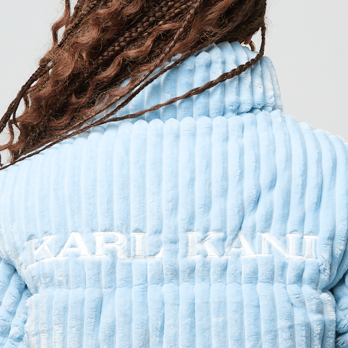 Karl Kani OG Fuzzy Corduroy Short Puffer Jacket bleu 19860 4