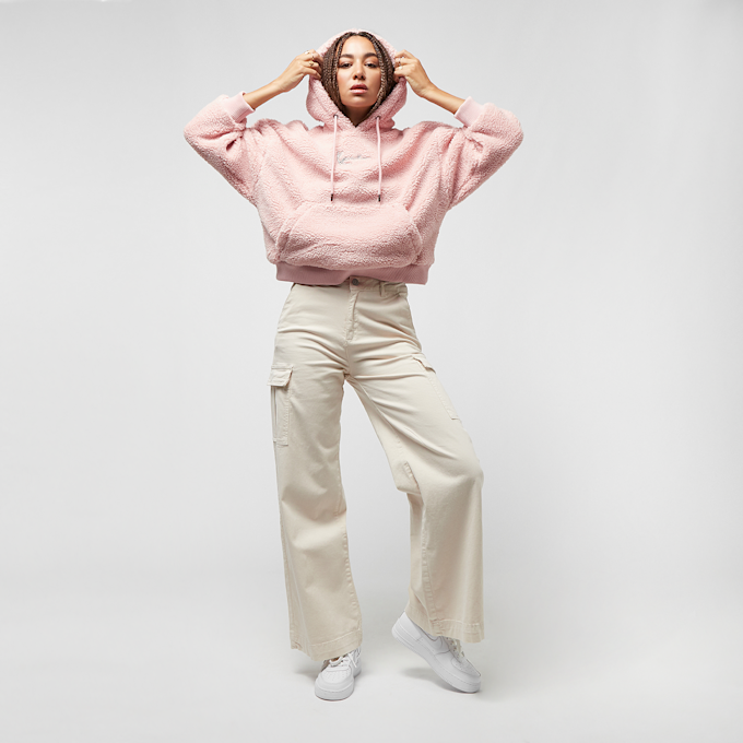 Karl Kani Metal Signature Teddy Os Hoodie rosa 19871 4