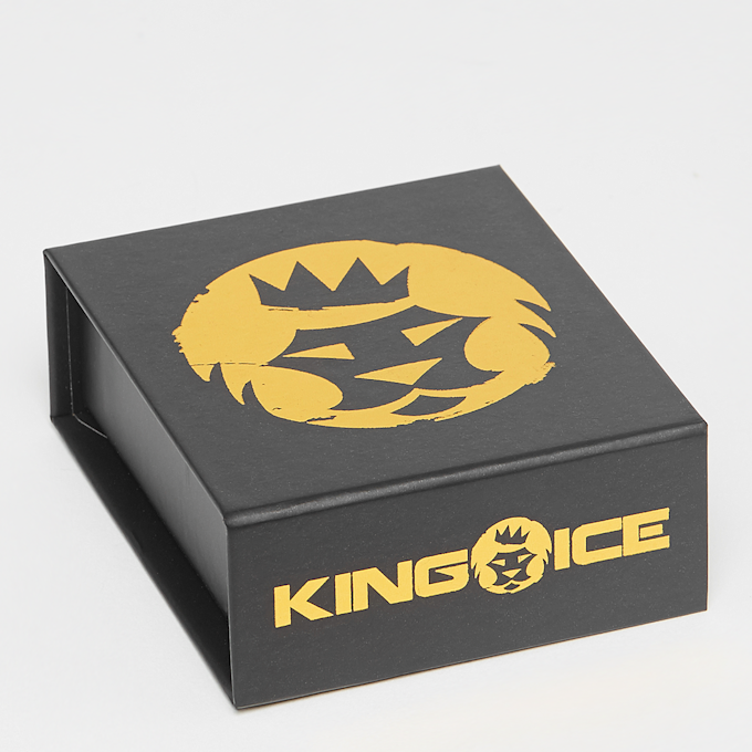 King Ice Italian Figaro Chain 10mm Gold Plated doré 19899 4