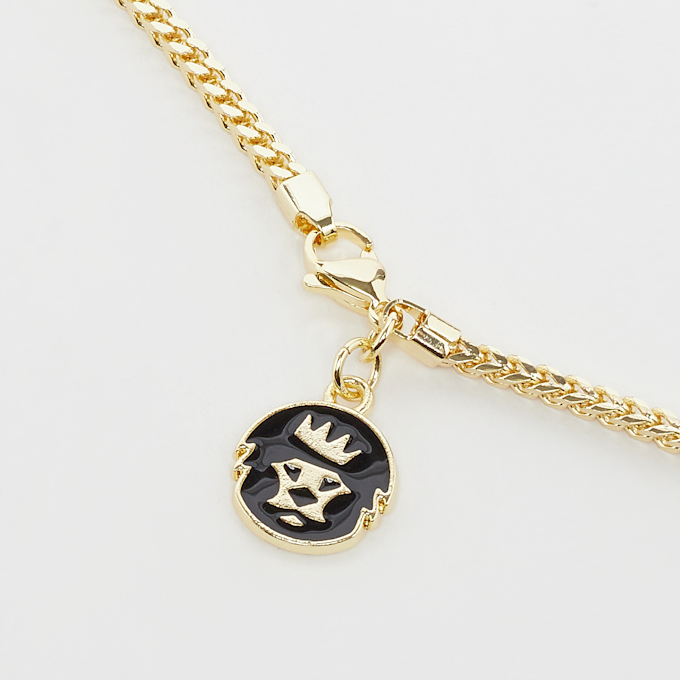 King Ice Black Mamba Classic Number 8 Necklace 1.7'' 14K zlatna 19904 2