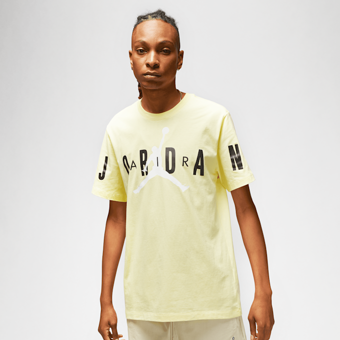 Jordan Air Stretch SS Crew jaune 25599 1