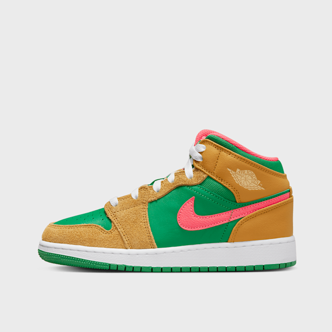Jordan Air Jordan 1 Mid SE (GS) verde 25603 1