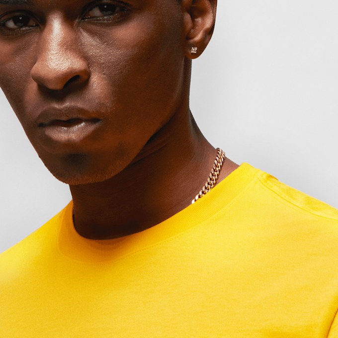 Jordan Flat MVP SS Crew amarelo 25604 3