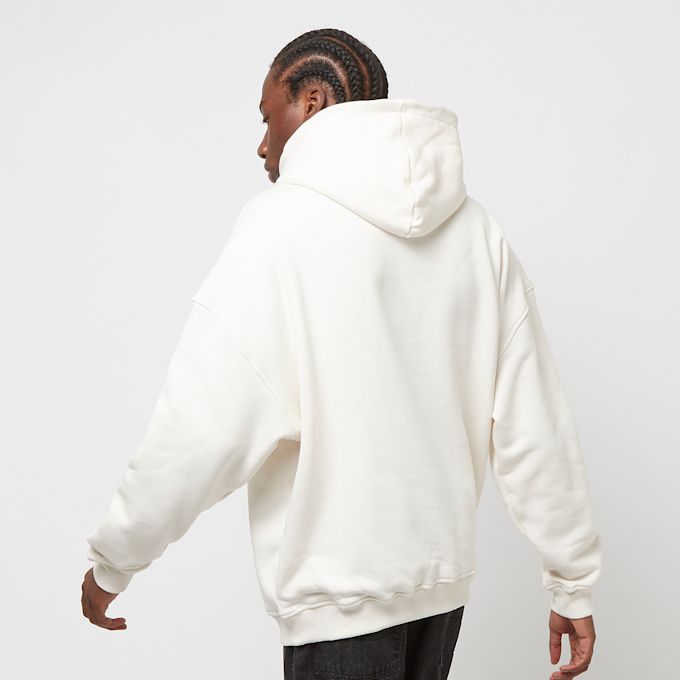 PEQUS Destroyed Logo Patch Hoodie bianco 25869 2