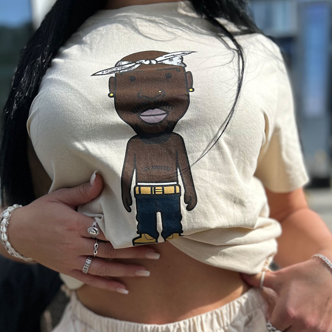 Mister Tee LA Sketch beige 25882 5