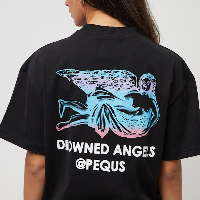 PEQUS Angel Graphic T-Shirt crna 25937 3
