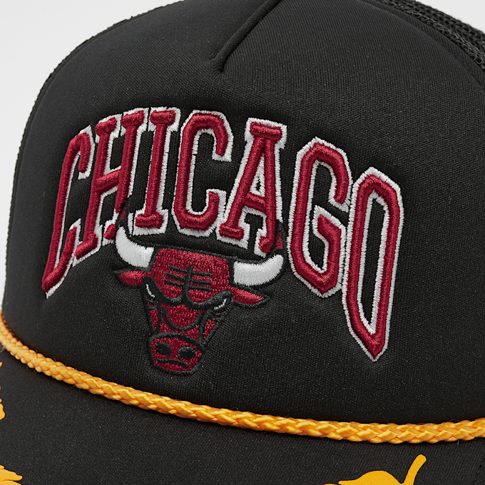 Mitchell & Ness Gold Leaf Trucker NBA Chicago Bulls schwarz 25974 4