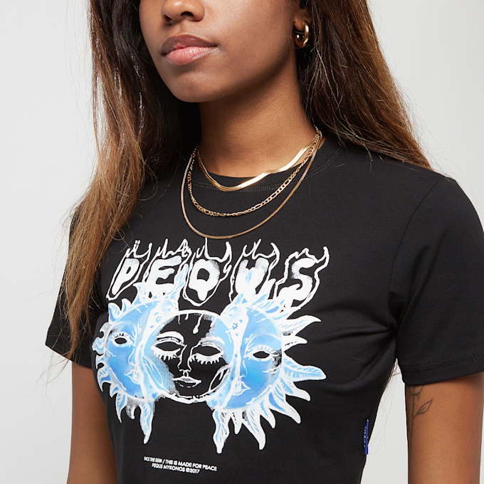 PEQUS Face The Sun Graphic Cop Top schwarz 26076 3